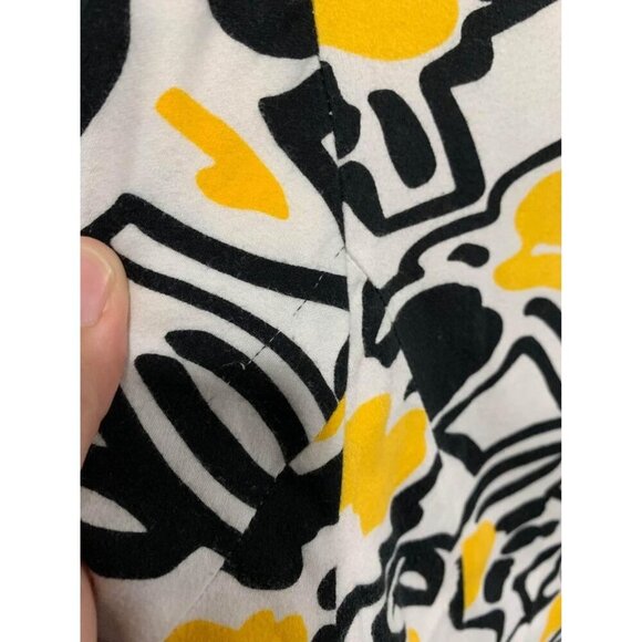 Annabell Blazer Retro Granny Business Casual Size Medium Yellow White Black - Picture 5 of 7